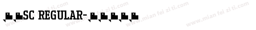雅痞sc regular字体转换